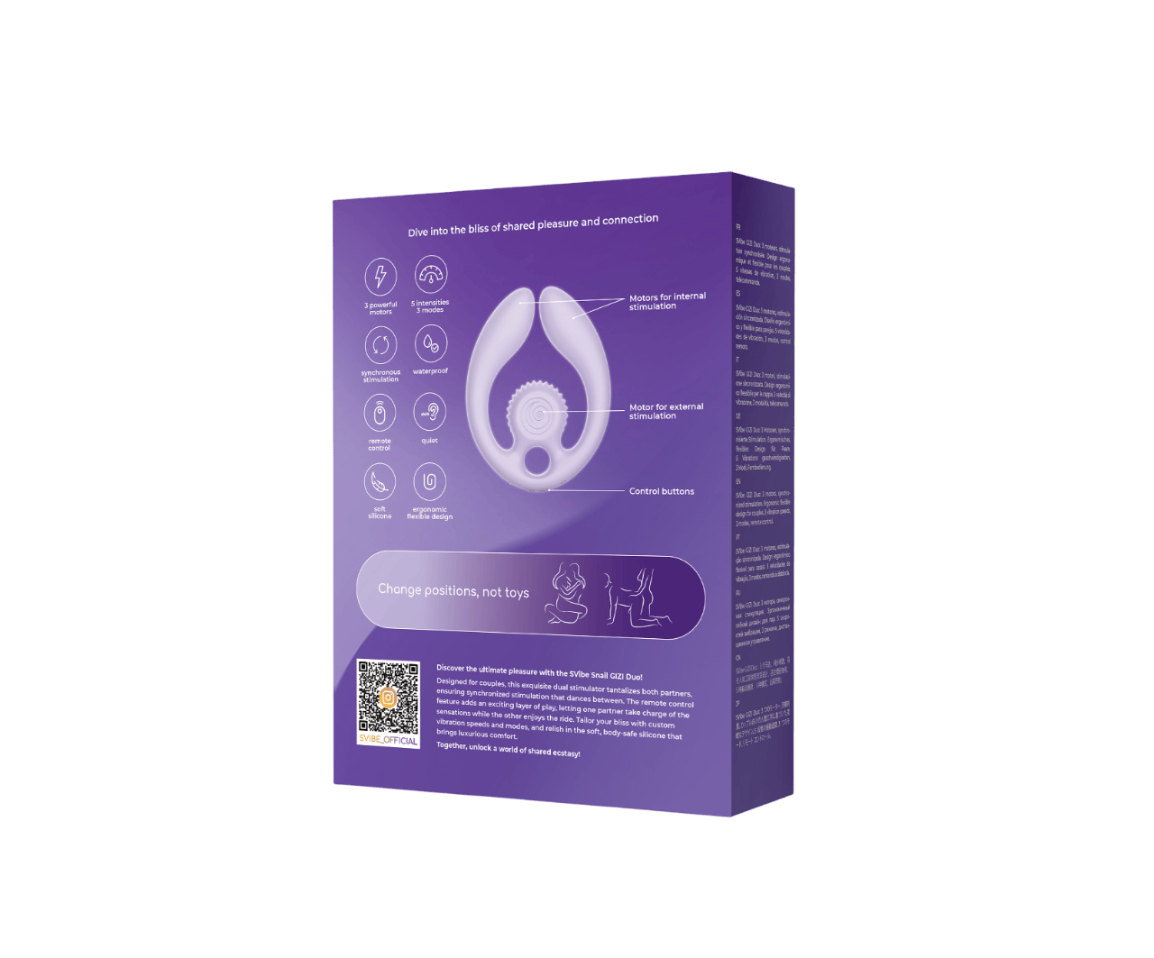SVibe Gizi Duo Snail Dual Couples Stimulator
