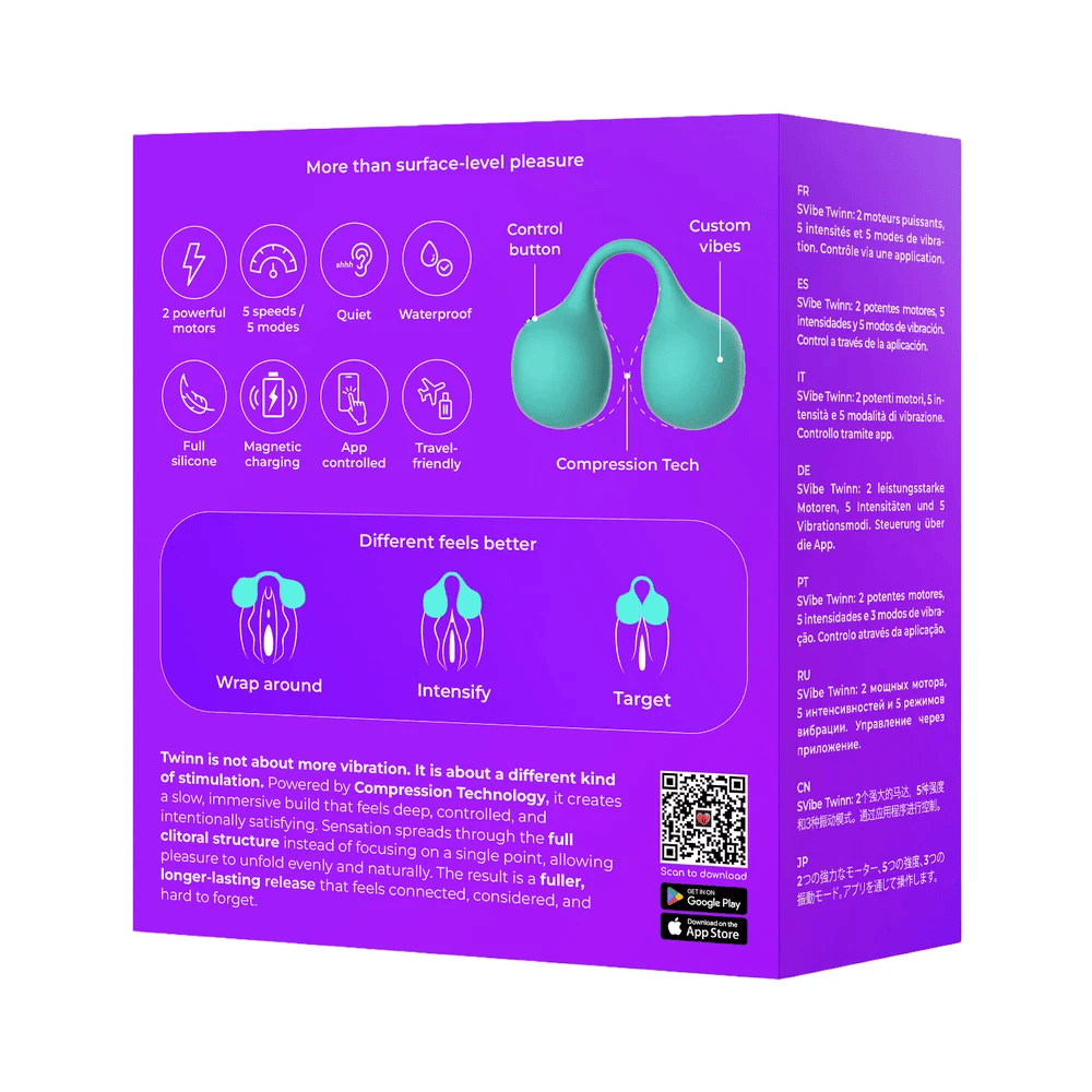 SVibe Twinn Snail Clit Hugging Vibe