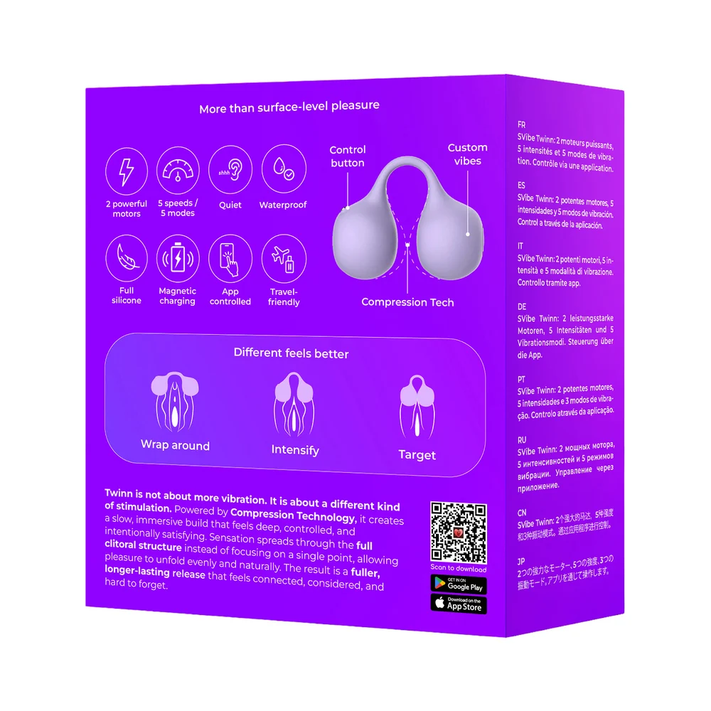 SVibe Twinn Snail Clit Hugging Vibe