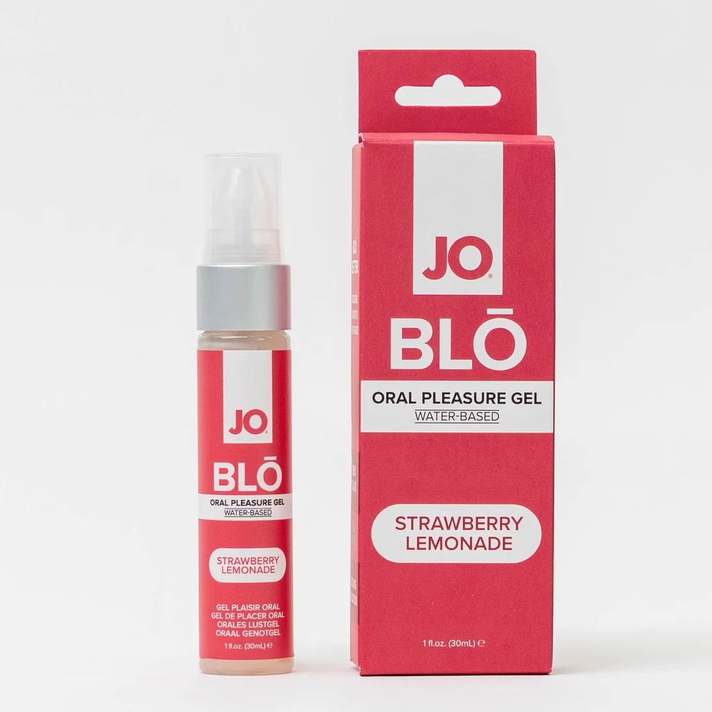 System Jo Blō Oral Pleasure Gel Strawberry Lemonade