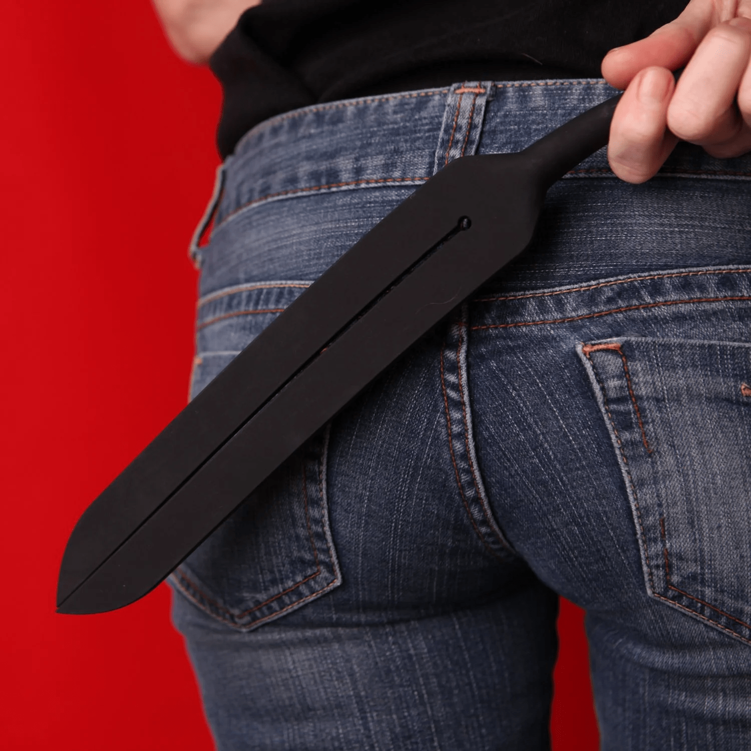 Tantus Silicone Paddle Tantus Tawse Small Paddle Onyx