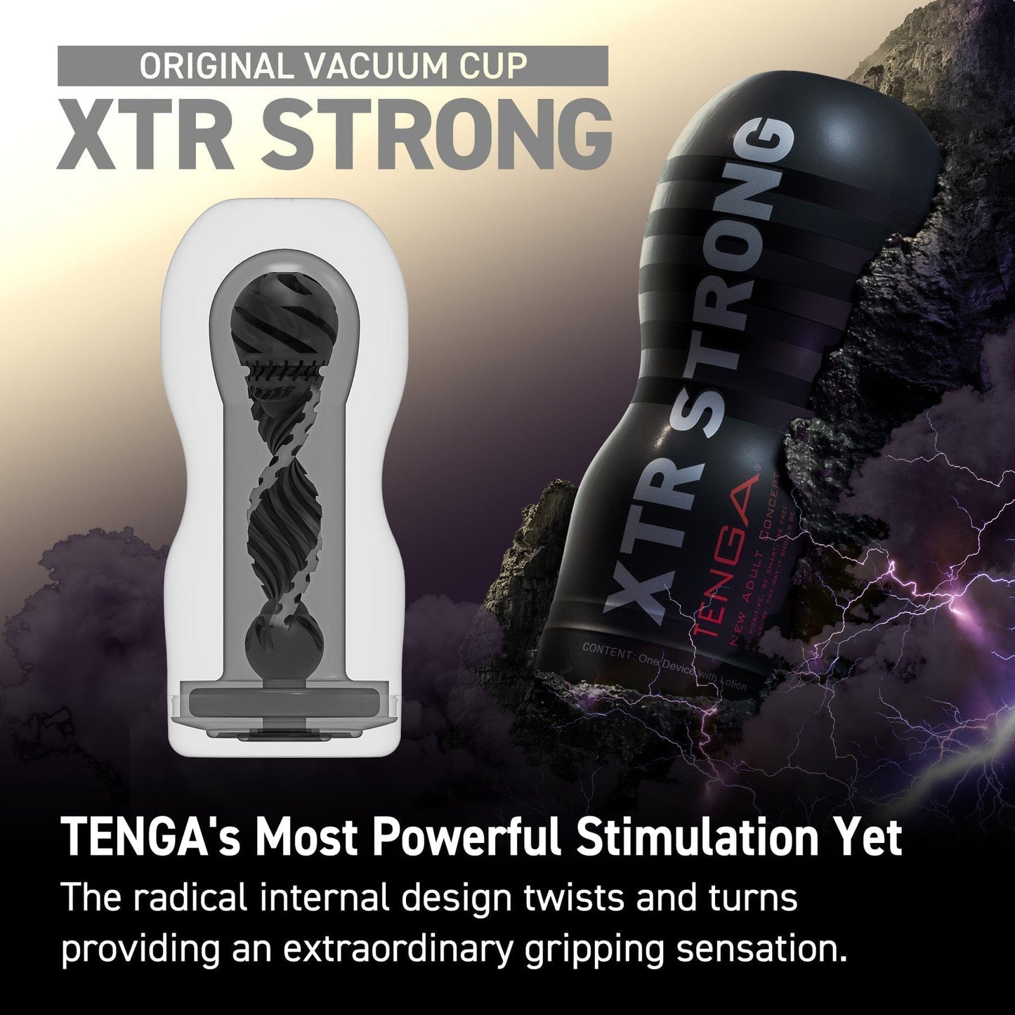 Tenga Male Masturbators Tenga Original Vacuum Cup Extra Strong