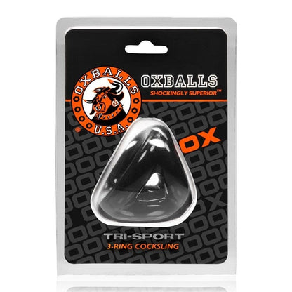 Oxballs Cock Rings Black Oxballs Tri-Sport Cock Ring