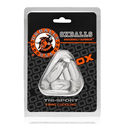 Oxballs Cock Rings Clear Oxballs Tri-Sport Cock Ring