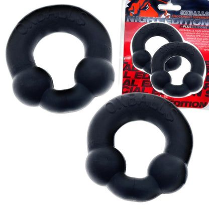 Oxballs Cock Rings Oxballs Ultraballs Cock Ring Set Special Edition Night