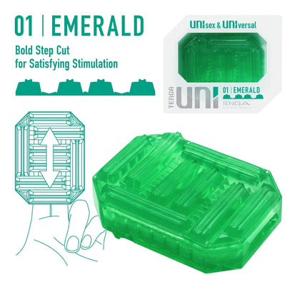 Tenga Stroker Tenga Uni Emerald