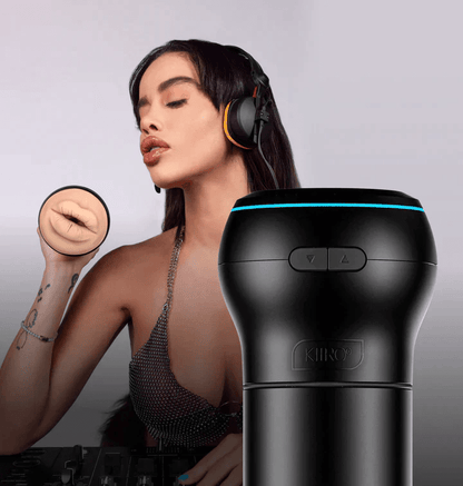 Kiiroo Male Masturbators Kiiroo PowerBlow + Feel Victoria June Mouth Combo Set
