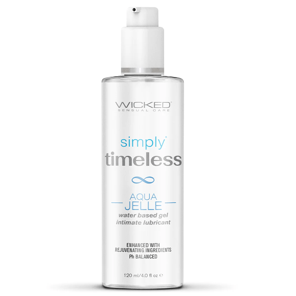 Wicked Water Based Lube Wicked Simply Timeless Aqua Jelle Lubricant