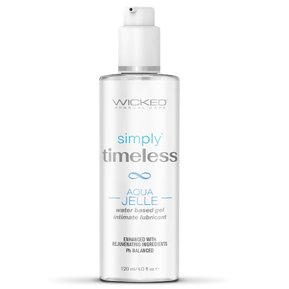 Wicked Water Based Lube Wicked Simply Timeless Aqua Jelle Lubricant