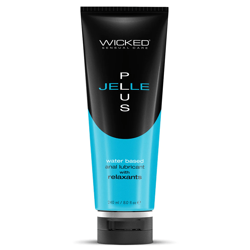 Wicked 8oz Wicked Jelle Plus Anal Lubricant
