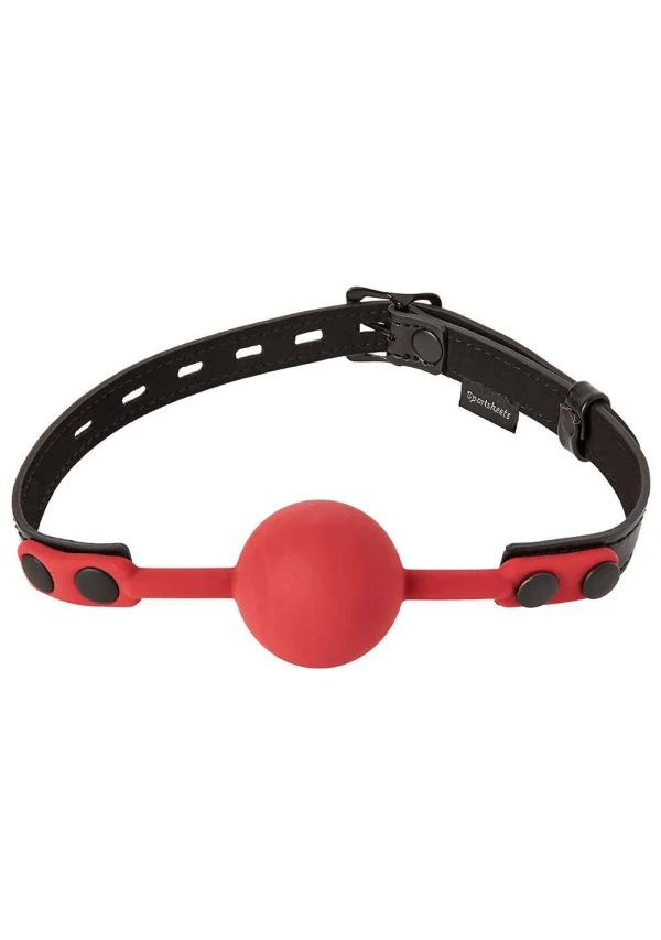 Sportsheets Ball Gags Sportsheets Saffron Silicone Ball Gag