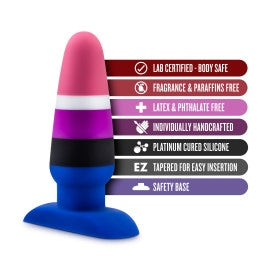 Blush Avant Pride P5 Fluid Plug-Anal Toys-Blush-XOXTOYS