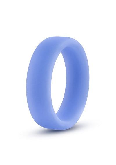 Blush Performance Blue Glow Silicone Glo Cock Ring-Sex Toys-Blush-XOXTOYS
