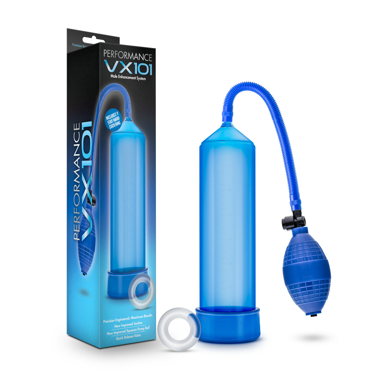 Blush Performance Blue VX101 Male Enhancement Pump-Sex Toys-Blush-XOXTOYS