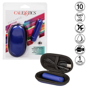 Calexotics Hideaway Bullet Blue-Vibrators-CALEXOTICS-XOXTOYS