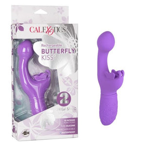Calexotics Rechargeable Butterfly Kiss-Vibrators-CALEXOTICS-Purple-XOXTOYS