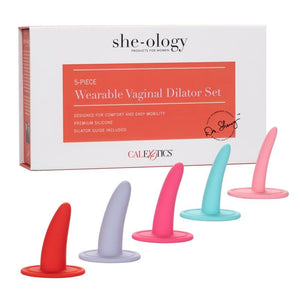 Calexotics She-ology 5-piece Wearable Vaginal Dilator Set-Dilators-CALEXOTICS-XOXTOYS