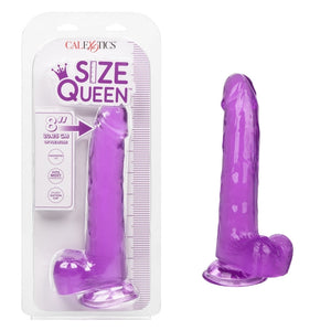 Calexotics Size Queen Purple 8"-Dildos-CALEXOTICS-XOXTOYS