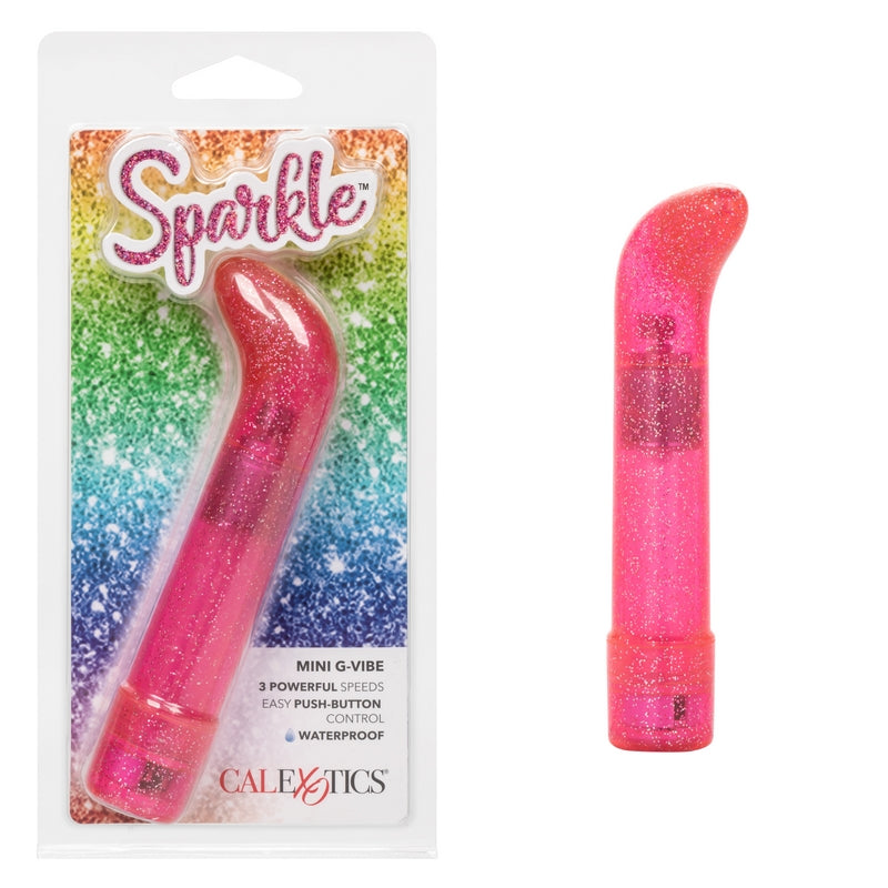 Calexotics Sparkle Mini G Vibe-Vibrators-CALEXOTICS-Pink-XOXTOYS