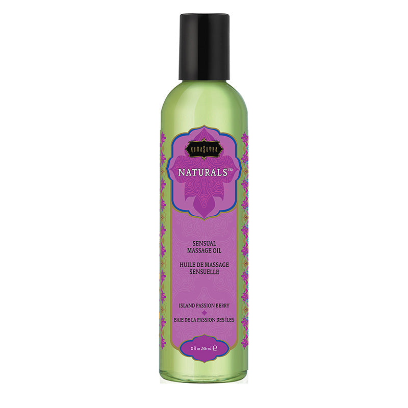 Kama Sutra Naturals Passion berry Massage Oil-Lubes & Lotions-Kama Sutra-8oz-XOXTOYS