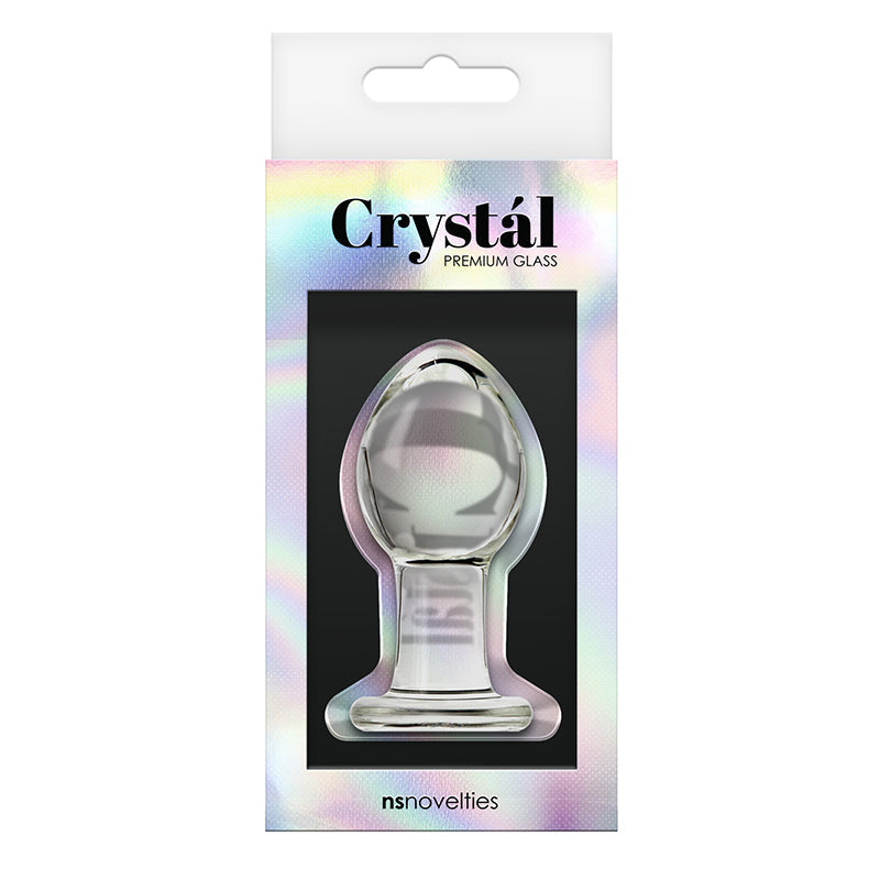 NS Novelties Crystal Medium Clear Plug-Anal Toys-NS Novelties-XOXTOYS