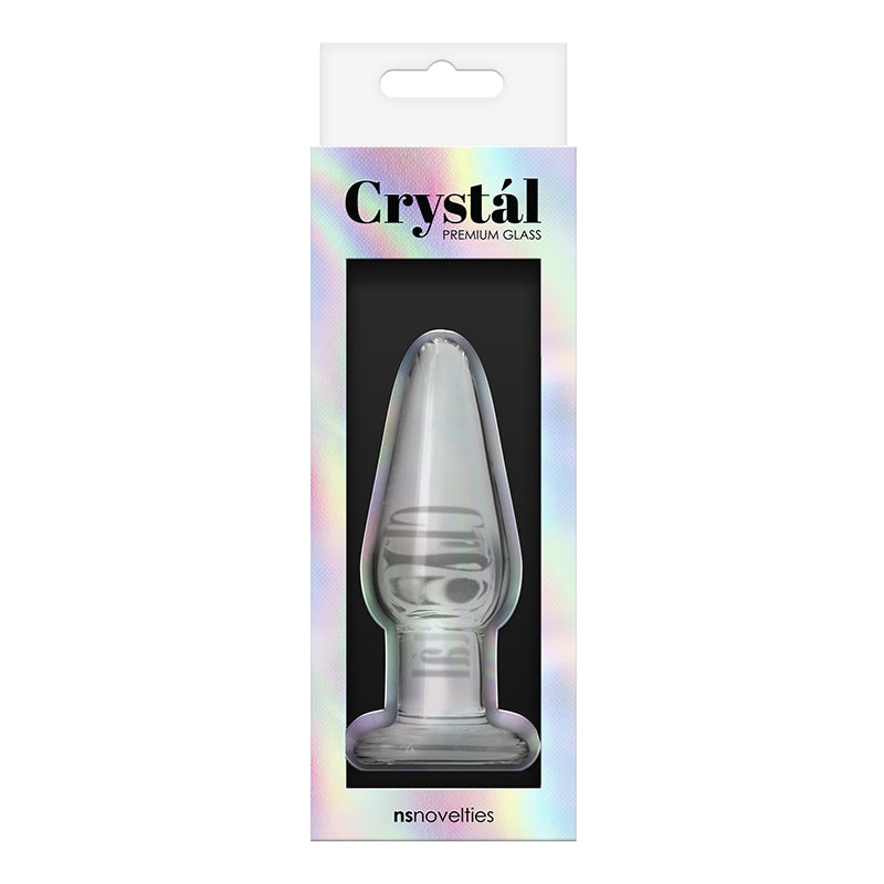 NS Novelties Crystal Medium Clear Tapered Plug-Anal Toys-NS Novelties-XOXTOYS