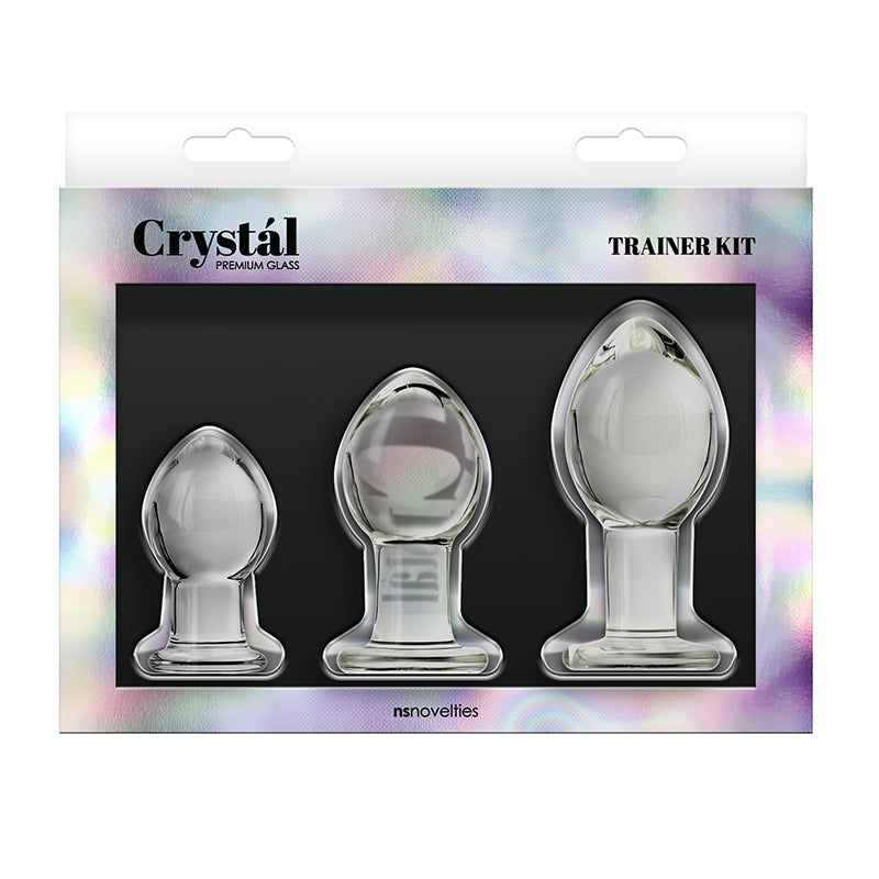NS Novelties Crystal Plug Kit Clear-Anal Toys-NS Novelties-XOXTOYS