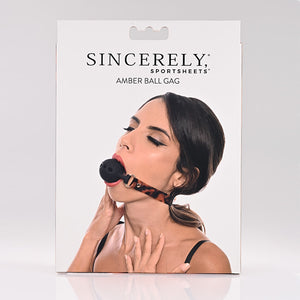 Sportsheets Sincerely Amber Ball Gag
