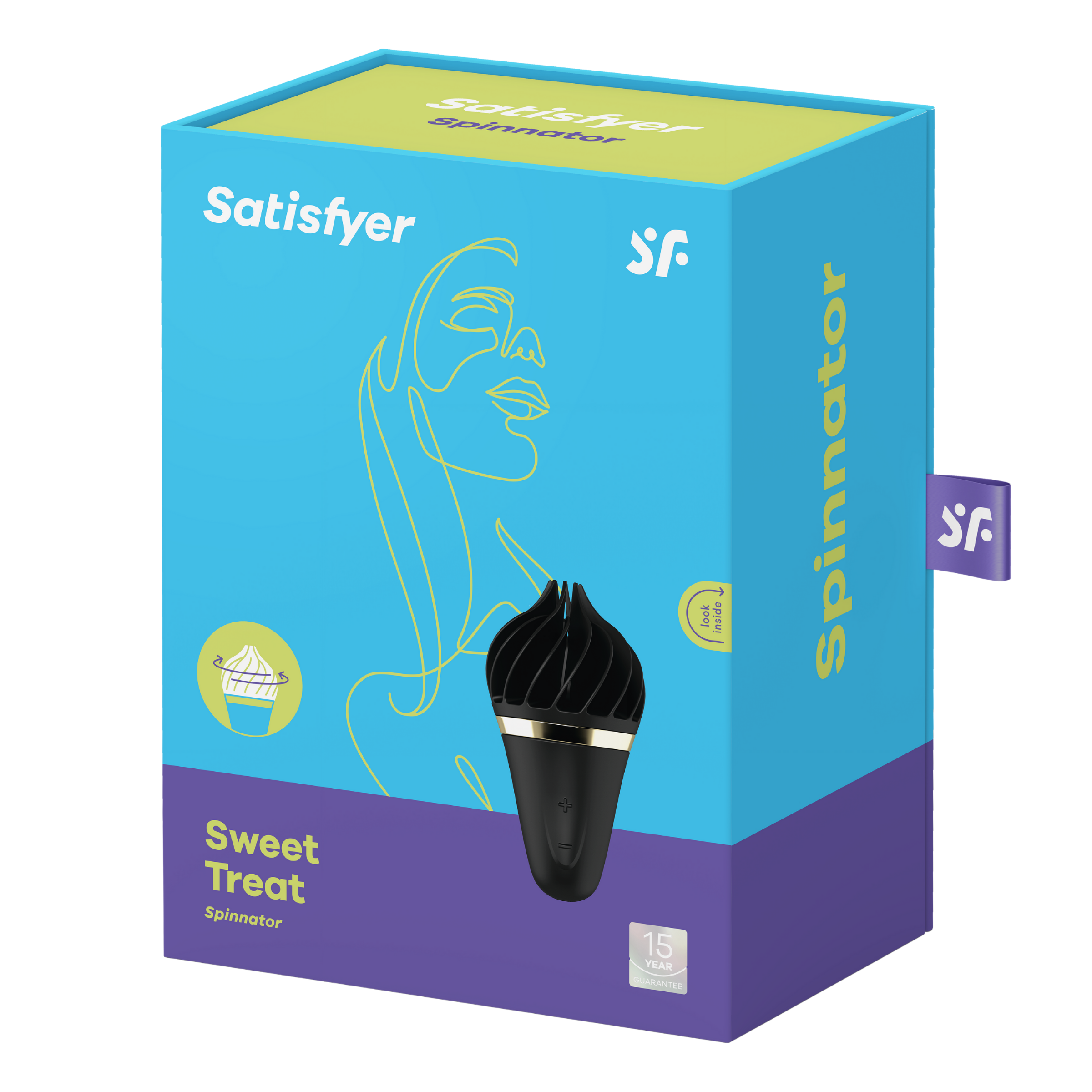 Satisfyer Sweet Treat Spinnator Black-Vibrators-Satisfyer-XOXTOYS